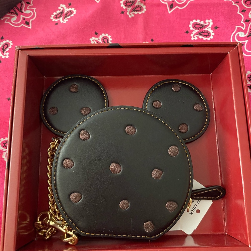 Rare Coach Minnie Mouse coin case - Picture 3 of 8